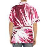 Red Cabbage Leaves Print Aloha Shirt