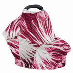 Red Cabbage Leaves Print Baby Seat Cover
