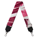 Red Cabbage Leaves Print Bag Strap