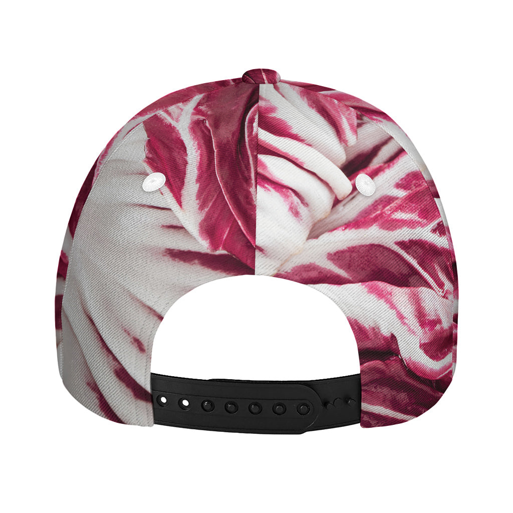 Red Cabbage Leaves Print Baseball Cap