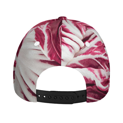 Red Cabbage Leaves Print Baseball Cap