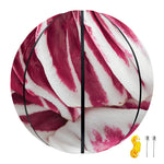 Red Cabbage Leaves Print Basketball