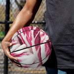 Red Cabbage Leaves Print Basketball