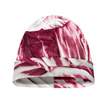 Red Cabbage Leaves Print Beanie