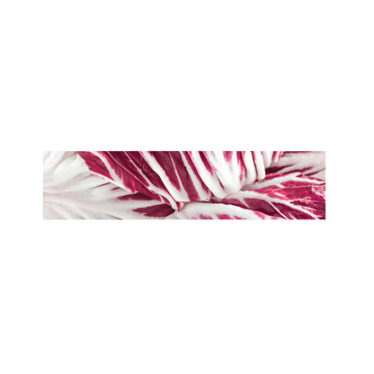 Red Cabbage Leaves Print Bed Runner