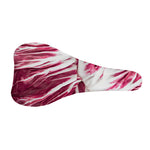 Red Cabbage Leaves Print Bicycle Seat Cover