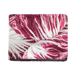 Red Cabbage Leaves Print Bifold Wallet