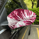 Red Cabbage Leaves Print Car Side Mirror Covers