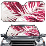 Red Cabbage Leaves Print Car Windshield Sun Shade