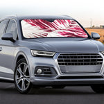 Red Cabbage Leaves Print Car Windshield Sun Shade