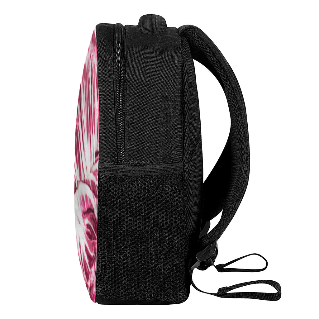 Red Cabbage Leaves Print Casual Backpack