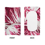 Red Cabbage Leaves Print Changing Pad Cover