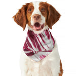 Red Cabbage Leaves Print Dog Bandana