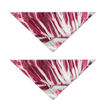 Red Cabbage Leaves Print Dog Bandana