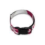 Red Cabbage Leaves Print Dog Collar