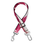 Red Cabbage Leaves Print Dog Seat Belt