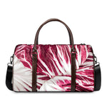 Red Cabbage Leaves Print Duffle Bag
