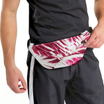 Red Cabbage Leaves Print Fanny Pack
