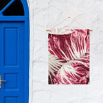 Red Cabbage Leaves Print Garden Flag