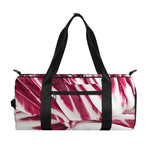 Red Cabbage Leaves Print Gym Bag