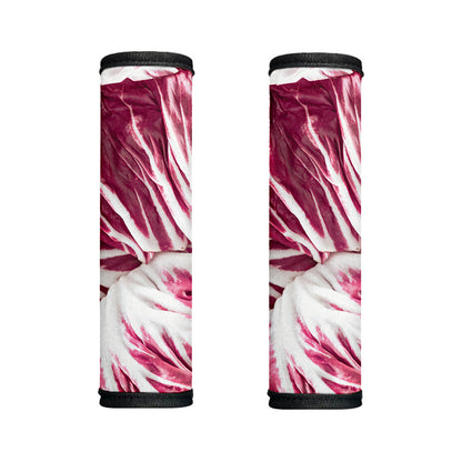Red Cabbage Leaves Print Handle Covers