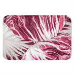 Red Cabbage Leaves Print Indoor Door Mat