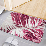 Red Cabbage Leaves Print Indoor Door Mat