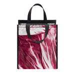 Red Cabbage Leaves Print Insulated Lunch Tote