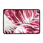 Red Cabbage Leaves Print Kitchen Mat