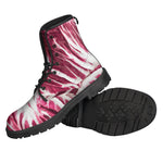 Red Cabbage Leaves Print Backpack