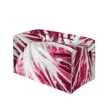 Red Cabbage Leaves Print Leather Tissue Box Cover