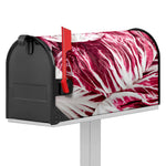 Red Cabbage Leaves Print Mailbox Cover