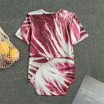 Red Cabbage Leaves Print Men's Bodysuit