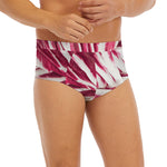 Red Cabbage Leaves Print Men's Briefs