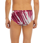 Red Cabbage Leaves Print Men's Briefs