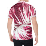 Red Cabbage Leaves Print Men's Shirt