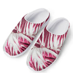 Red Cabbage Leaves Print Mesh Casual Shoes