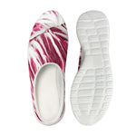 Red Cabbage Leaves Print Mesh Casual Shoes