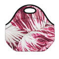 Red Cabbage Leaves Print Neoprene Lunch Bag