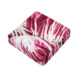 Red Cabbage Leaves Print Outdoor Seat Cushion Cover