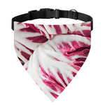 Red Cabbage Leaves Print Over The Collar Dog Bandana