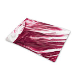 Red Cabbage Leaves Print Pet Cooling Mat Cover