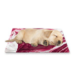 Red Cabbage Leaves Print Pet Cooling Mat Cover