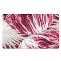 Red Cabbage Leaves Print Polyester Doormat