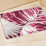 Red Cabbage Leaves Print Polyester Doormat