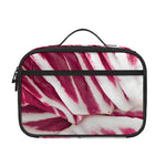 Red Cabbage Leaves Print Portable Lunch Bag