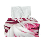 Red Cabbage Leaves Print Rectangle Tissue Box Cover