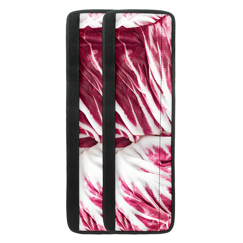 Red Cabbage Leaves Print Refrigerator Handle Covers