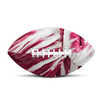 Red Cabbage Leaves Print Rugby Ball