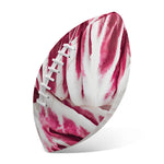 Red Cabbage Leaves Print Rugby Ball